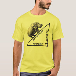 Hippotenuse Hypothenuse-lustiger Mathe-Geometrie-T T-Shirt