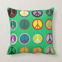 Hippy bunter Friedenszeichen-60er