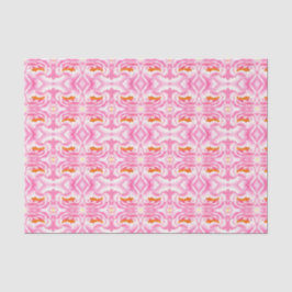 Hippy Chic Pink und Orange Krawatte Dye Muster Seidenpapier