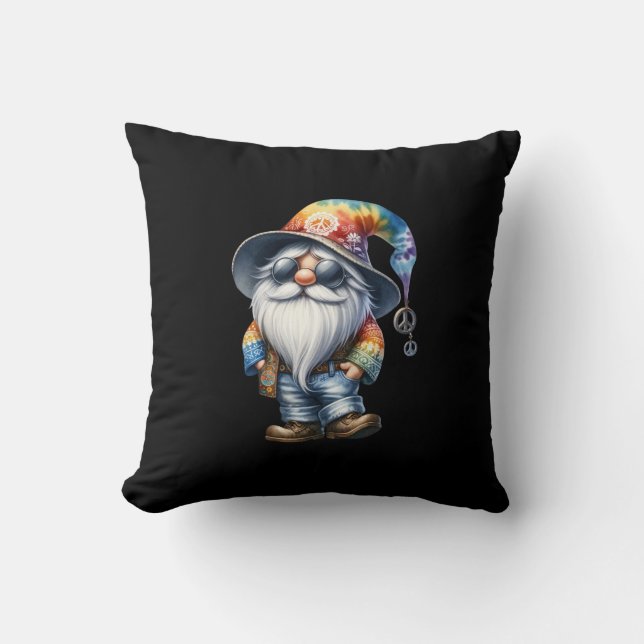 Hippy Gnome Kissen (Vorderseite)
