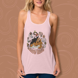 Hippy Piggy - Niedliche Guinea Schweinebild Tank Top