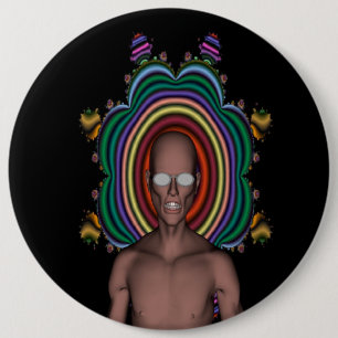 Hippy Punk Button