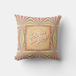 Hippy Retro Vibe 70er Lasse Sonnenschein Sunburst Kissen