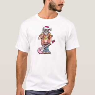 Hippy Sankt sagt "cooles Weihnachten " T-Shirt