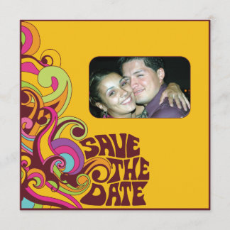 Hippy-Save the Date-Foto-Einladung Save The Date