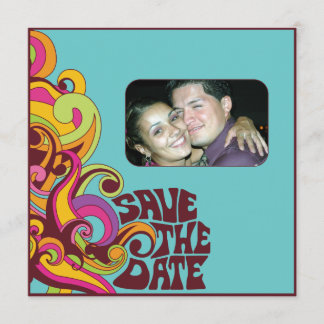 Hippy-Save the Date-Foto-Einladung Save The Date