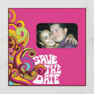 Hippy-Save the Date-Foto-Einladung Save The Date
