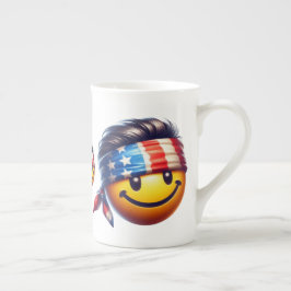 Hippy-Smiley Prozellantasse