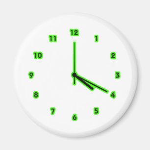 Hippy Uhr-Kontur Magnet