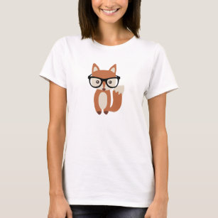 Hipster-BabyFox w/Glasses T-Shirt