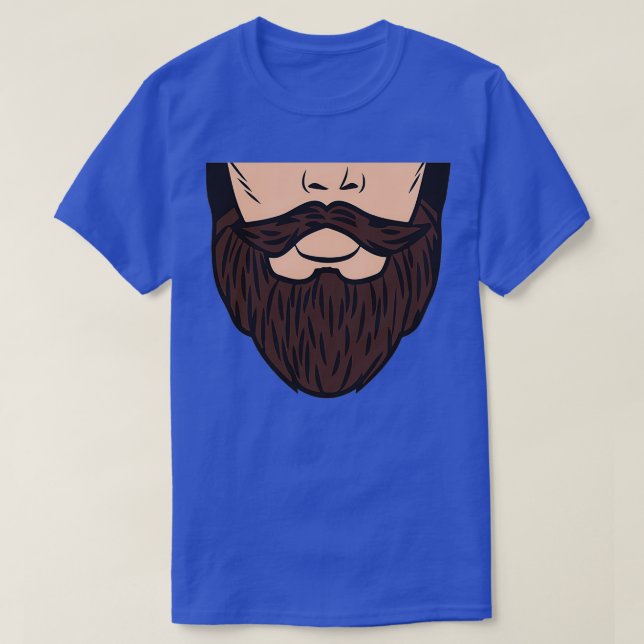 Hipster Beard Mouthguard Gift Hipster Bart mouthio T-Shirt (Design vorne)