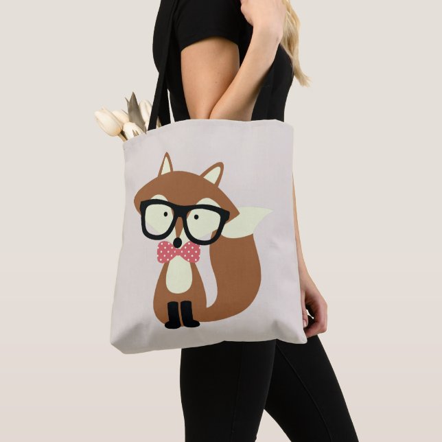 Hipster Bow Krawatte Brown Fox Tasche (Von Nahem)