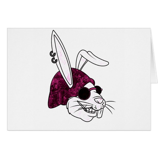 Hipster Bunny (Vorderseite (Horizontal))