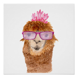Hipster Camel T - Shirt Poster