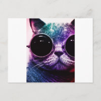 Hipster Cat Pop Art