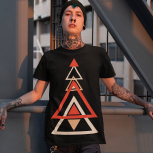 Hipster-Dreieck-Farbe T-Shirt