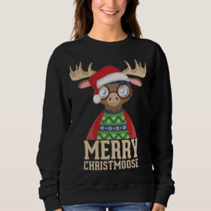 Hipster Else - Weihnachtsmannmütze - Merry Christm Sweatshirt