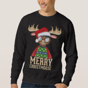 Hipster Else - Weihnachtsmannmütze - Merry Christm Sweatshirt