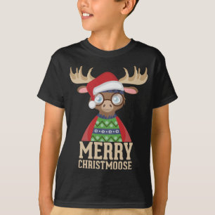 Hipster Else - Weihnachtsmannmütze - Merry Christm T-Shirt