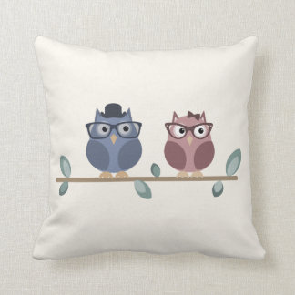 Hipster-Eulenthrow-Kissen Kissen