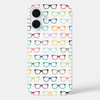 Hipster Eye Glasses Muster Niedlich farbenfroh wei