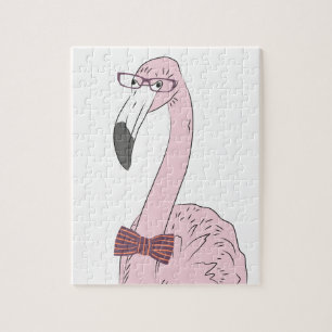 Hipster-Flamingo