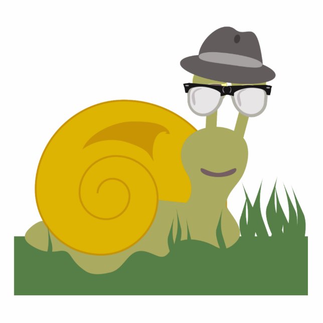 Hipster Freistehende Fotoskulptur (Vorne)