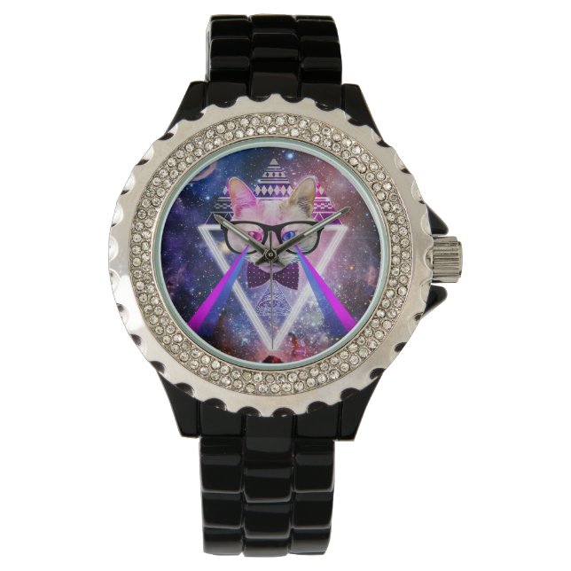 Hipster-Galaxie Armbanduhr (Vorderseite)