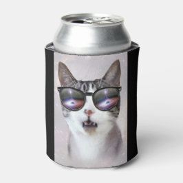 "Hipster Galaxy Space Cats" LOL Funny Can Cooler Dosenkühler