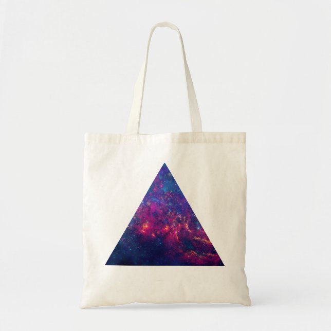Hipster Galaxy / Weltraumdreieck Tragetasche (Vorne)