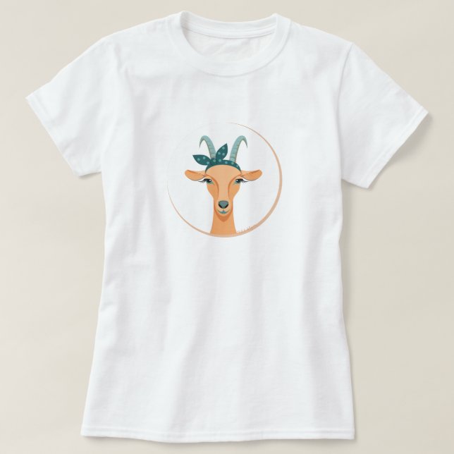 Hipster Goat | von TotallyGoatally™ T-Shirt (Design vorne)