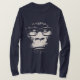 Hipster Gorilla mit Brille T-Shirt (Design vorne)