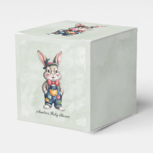 Hipster-Hasenjunge-Baby-Party Geschenkschachtel