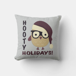 Hipster Hooty Ferien! Kissen