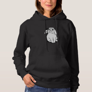 Hipster Kaninchen Lustiges Kaninchen Mit Brille Sü Hoodie