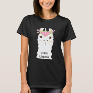 Hipster Kein Drama Lama Einhorn Für Mann Frau T-Shirt
