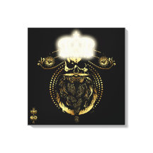 Hipster King Skull König Barbu 2