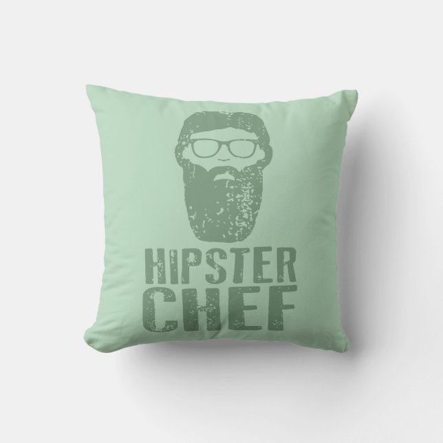Hipster Koch Kissen (Vorderseite)
