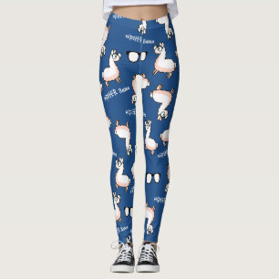 Hipster-Lama-Verrücktheit Leggings
