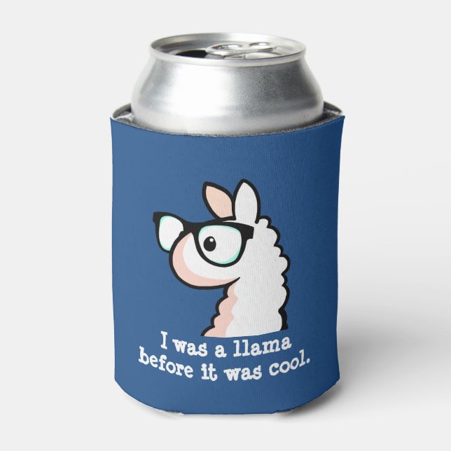 Hipster Llama Dosenkühler (Kanne Vorderseite)