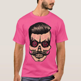 hipster_mexico_kopf_de_mort_crane_moustache_fle T-Shirt