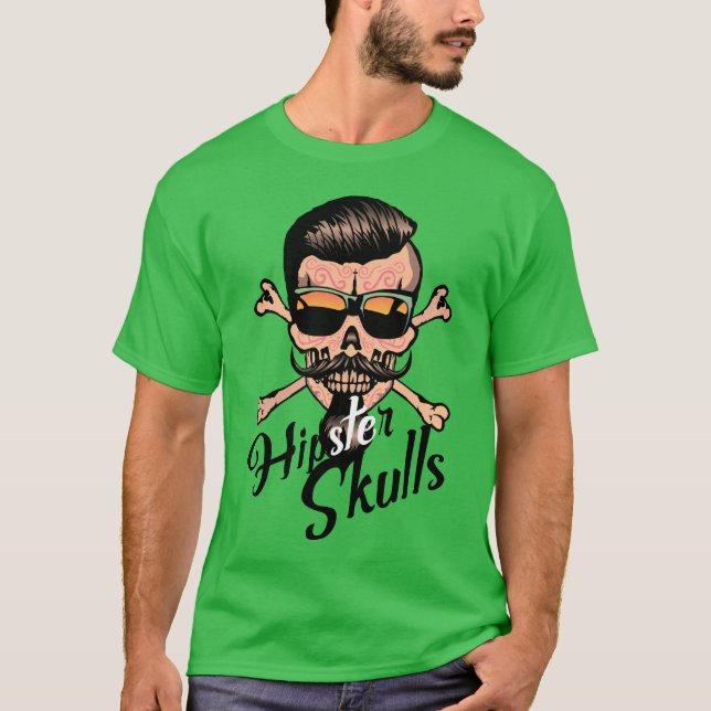 hipster_mexico_kopf_de_mort_crane_os_logo_fanta T-Shirt (Vorderseite)