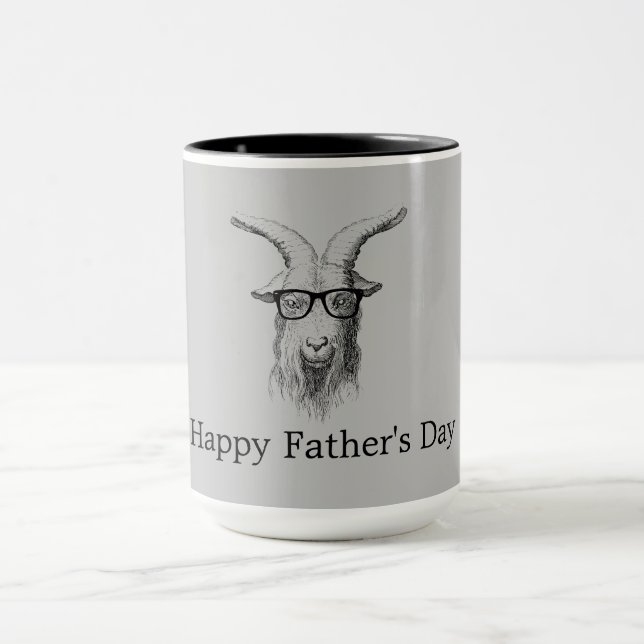 Hipster mit Brille Tasse (Zentrum)