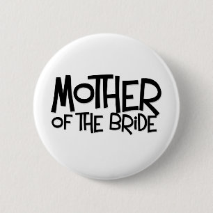 Hipster-Mutter der Braut Button