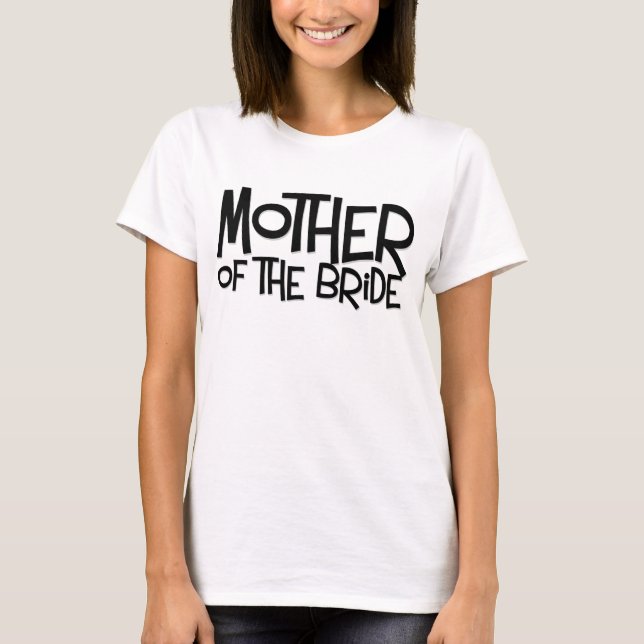 Hipster Mutter der Braut T-Shirt (Vorderseite)