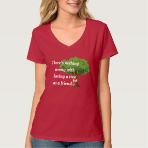 Hipster Nature Friend Tree Hugger Shirt Design