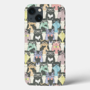 Hipster-niedliches Katzen-Muster title_seo2