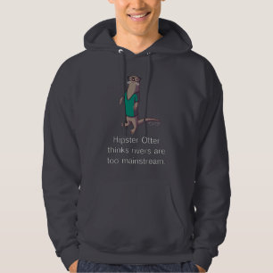 Hipster-OtterHoodie Hoodie