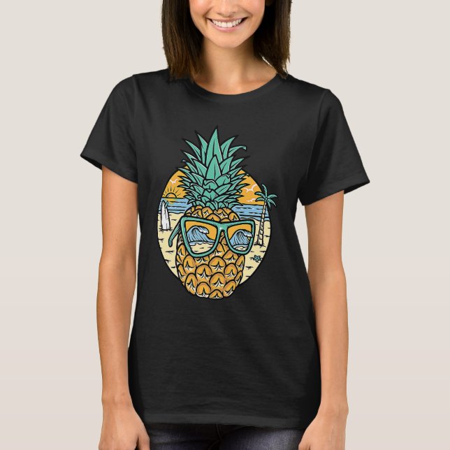 Hipster Pineapple Love Motivation  Love Pineapple  T-Shirt (Vorderseite)