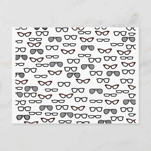 Hipster Postkarte (Vorderseite)